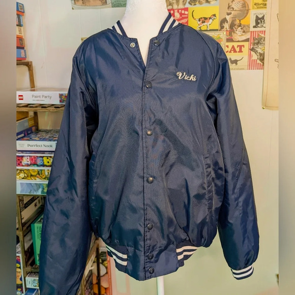 ⚾ Vintage "Vicki" Sporty Jacket, Size M - Picture 2 of 6